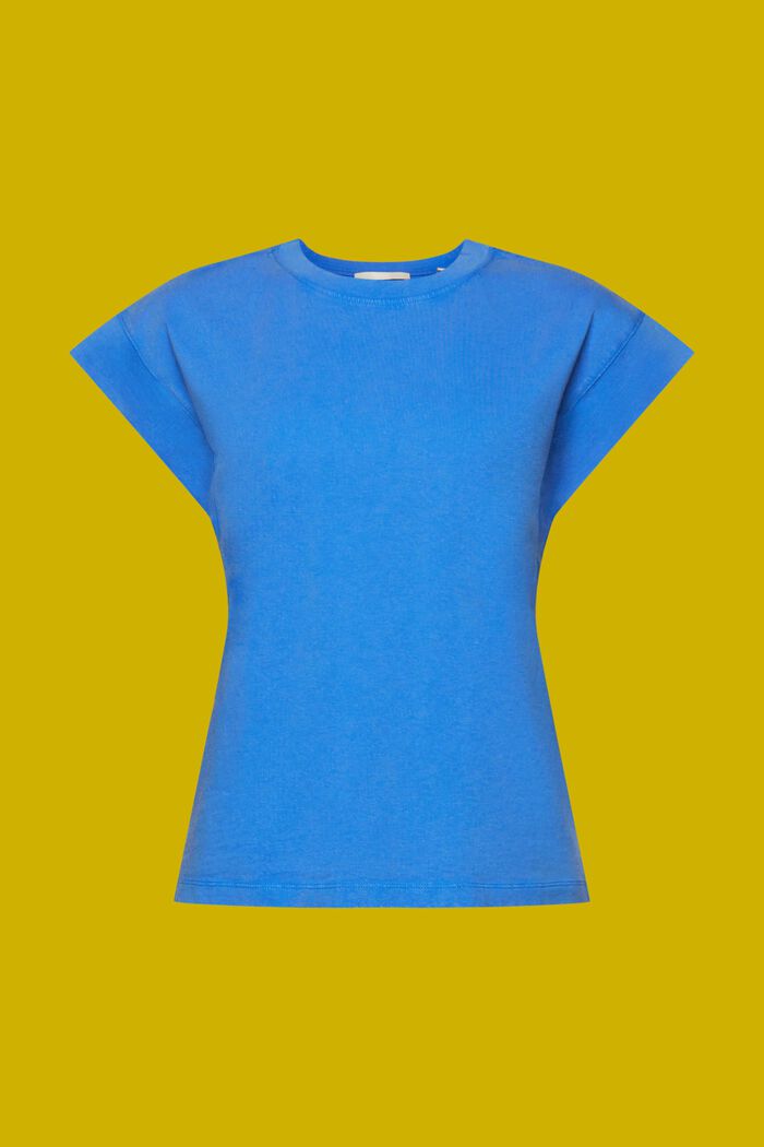 T-shirt med korte flagermusærmer, BRIGHT BLUE, detail image number 5