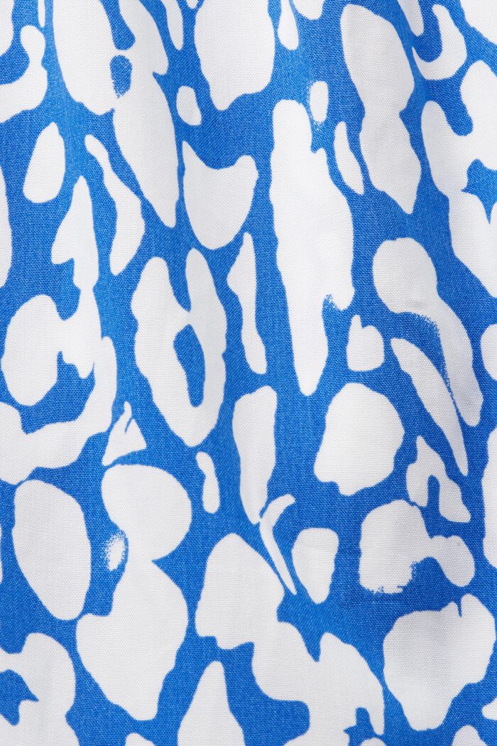 Mønstrede pull on-shorts, LENZING™ ECOVERO™, BRIGHT BLUE, detail image number 8