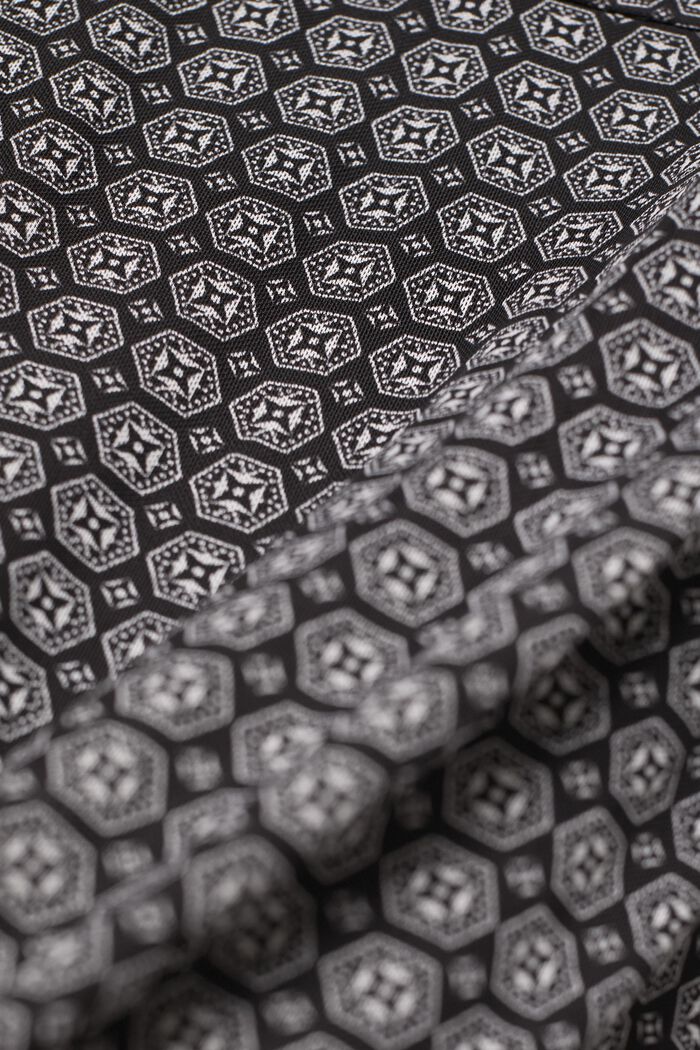 Smal meshkjole med print, BLACK, detail image number 4