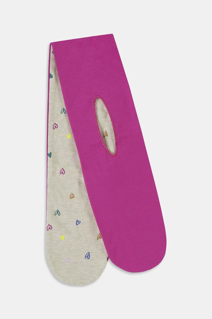Vendbart halstørklæde, DARK PINK, detail image number 1