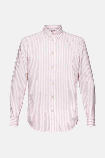Button down-skjorte med Oxford-striber