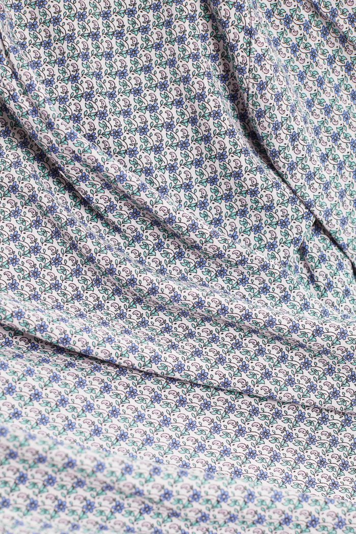 Mønstret bluse i LENZING™ ECOVERO™, OFF WHITE, detail image number 1