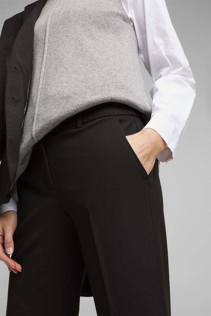 Bukser med stretchkomfort, BLACK, detail image number 2