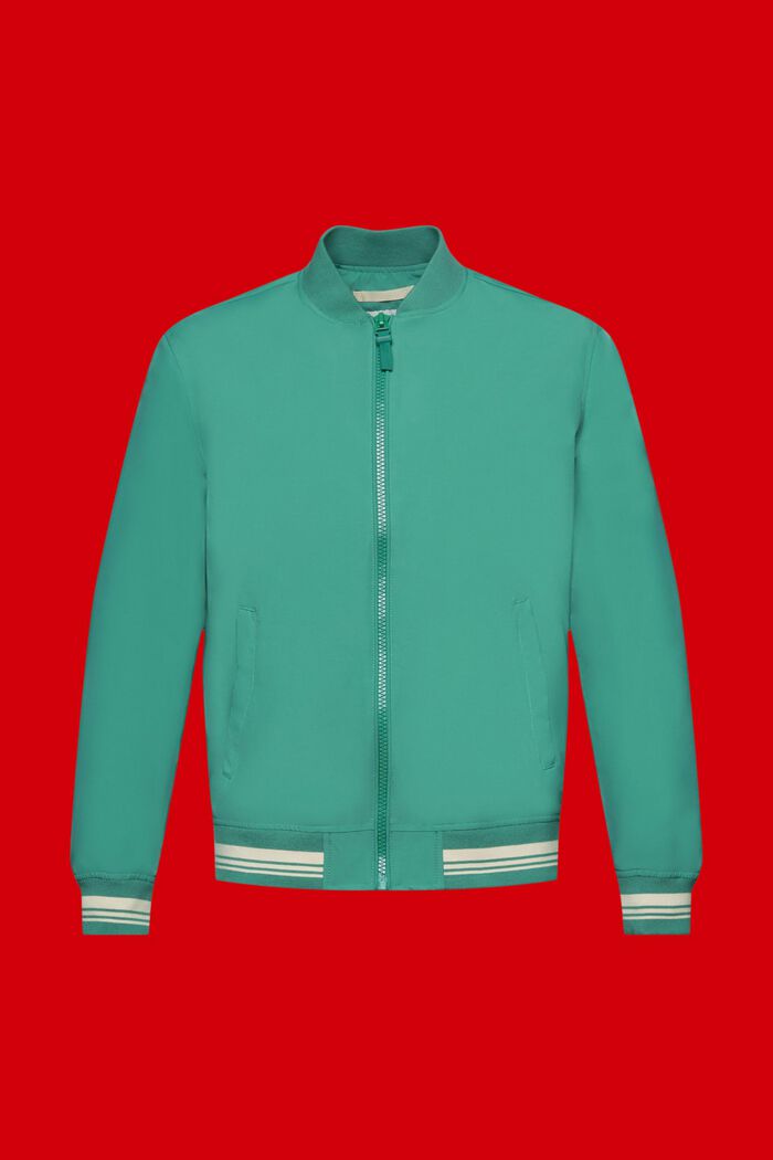 Blouson-jakke i bomber-stil, EMERALD GREEN, detail image number 6