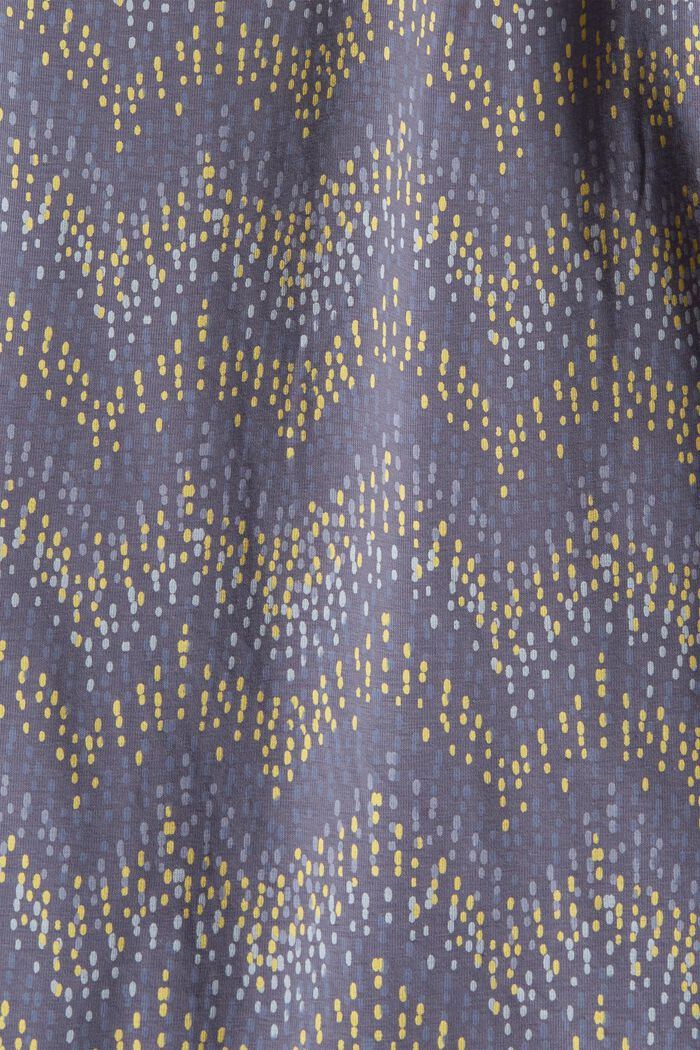 Jerseypyjamas af økologisk bomuld, GREY BLUE, detail image number 3