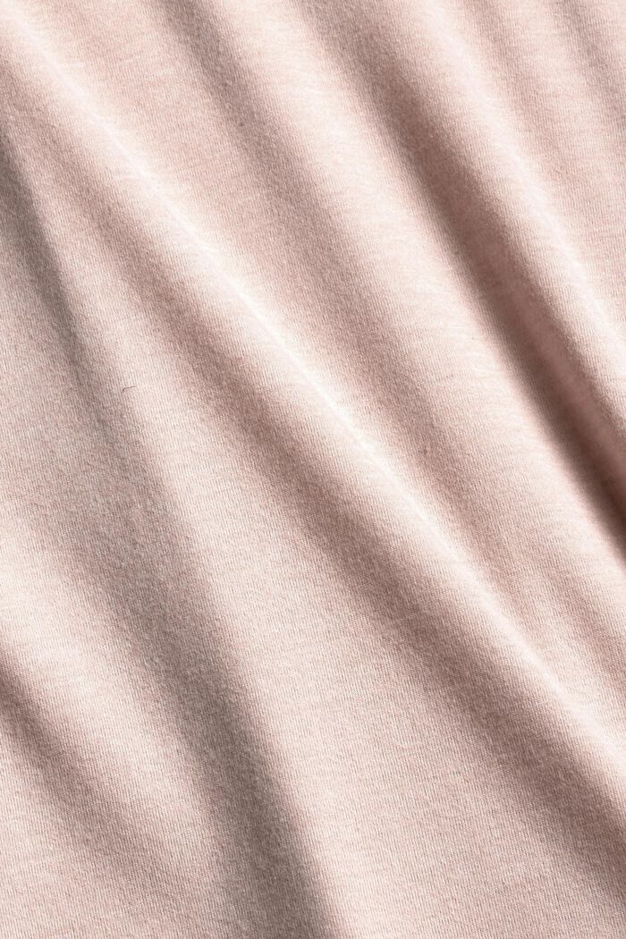 Dejligt blød pyjamas-top i 100% økobomuld, OLD PINK, detail image number 4