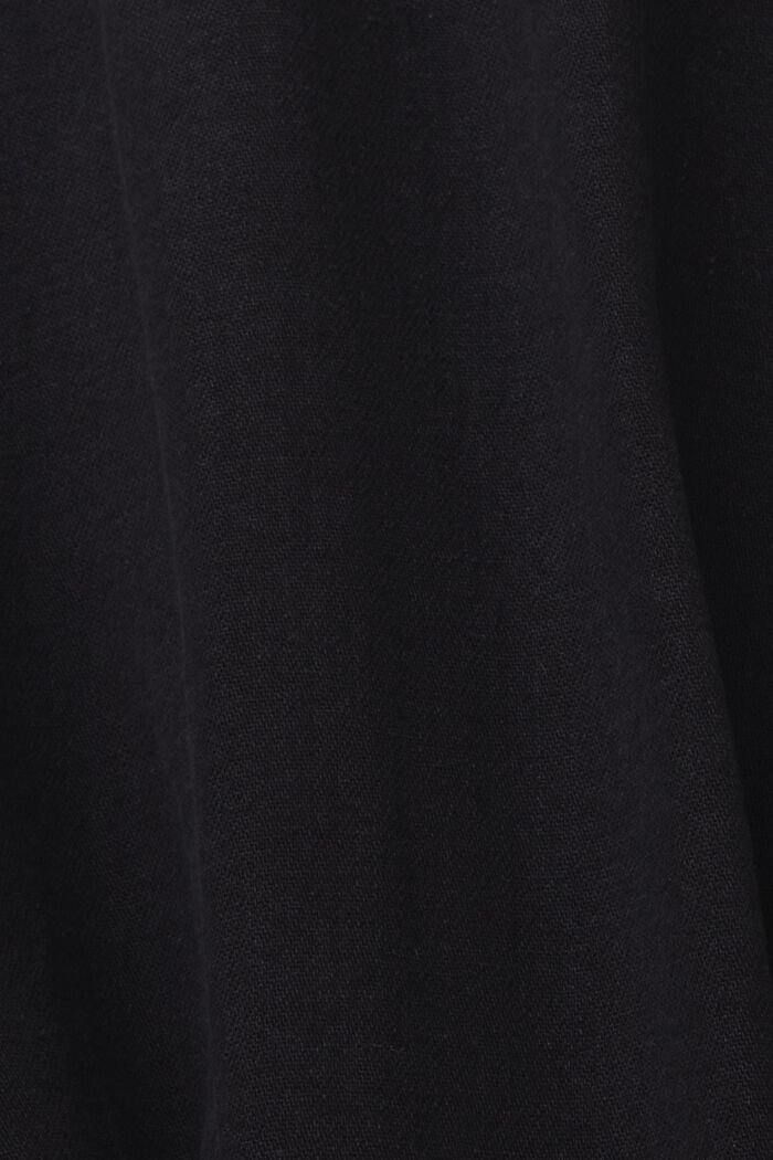 Denim-skjorte, 100 % bomuld, BLACK DARK WASHED, detail image number 5