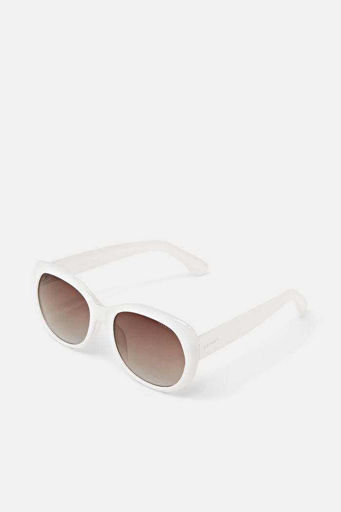 Solbriller med rundt stel, WHITE, detail image number 0