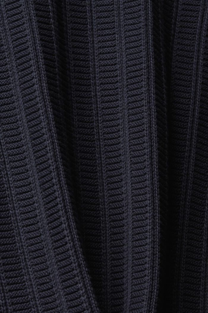 Chunky pullover med lynlås i halv længde, NAVY, detail image number 5