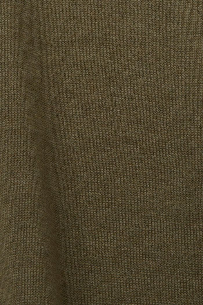 Sweater med bådudskæring, KHAKI GREEN, detail image number 4