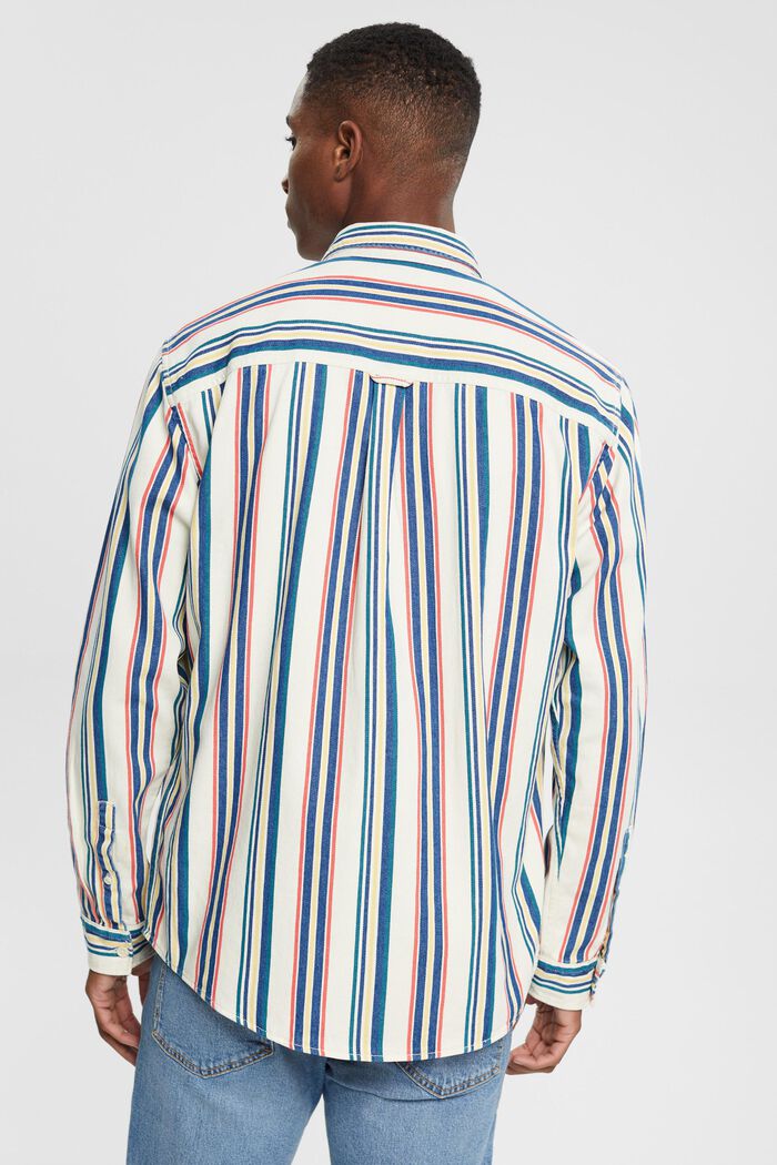 Multifarvet stribet button down-skjorte, ICE, detail image number 3