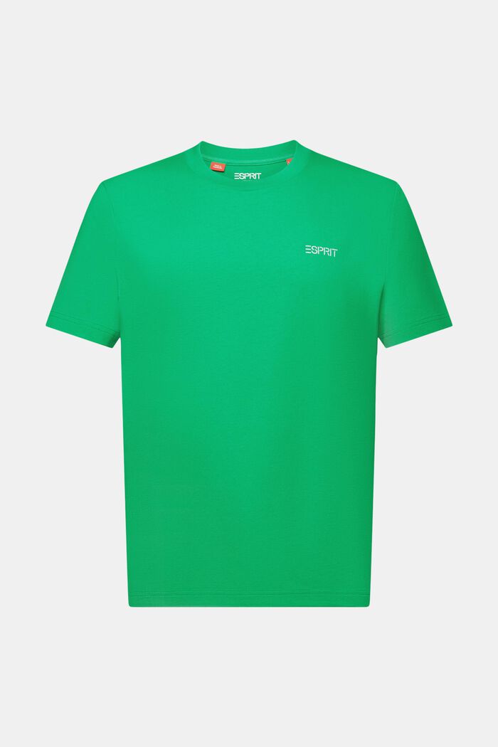 Unisex T-shirt med logo, GREEN, detail image number 7