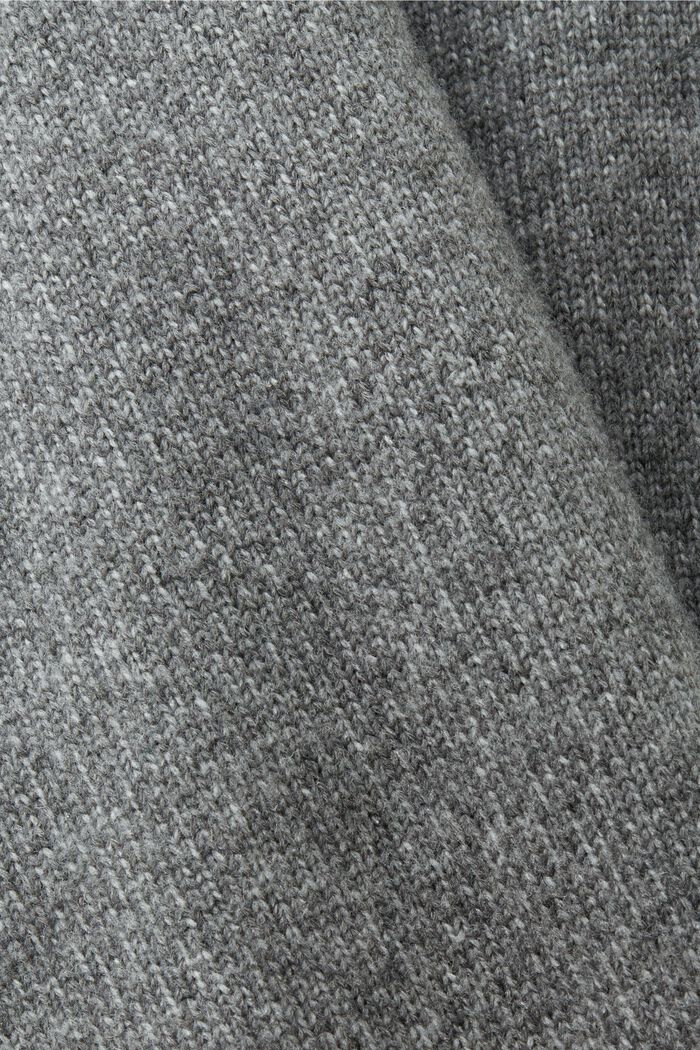 Sweater i uldmiks med rund hals, MEDIUM GREY, detail image number 5