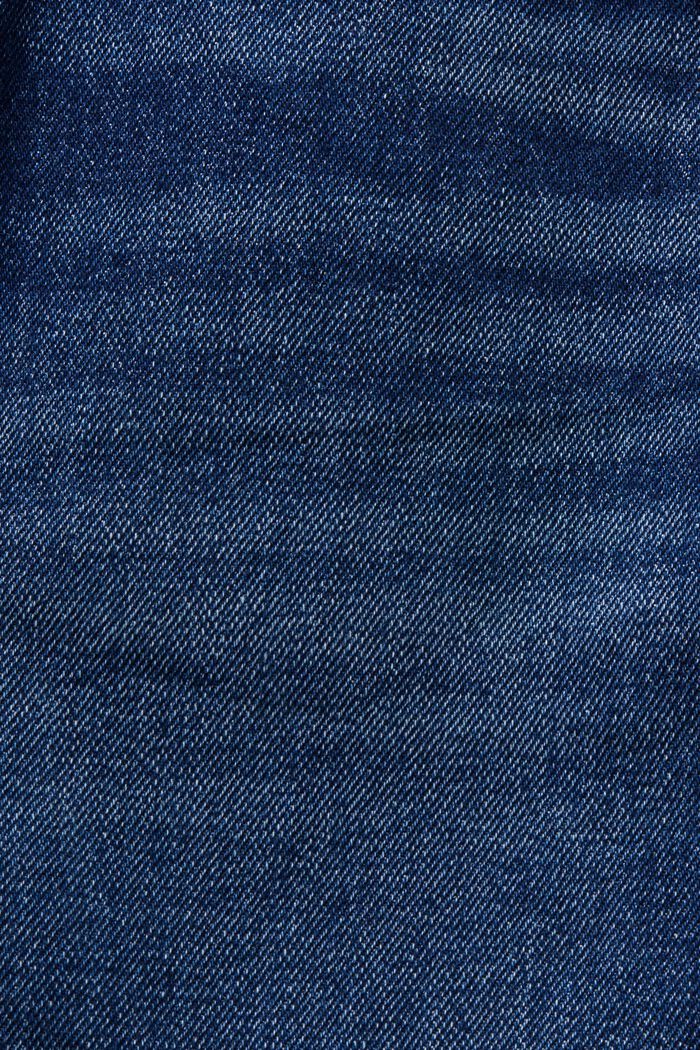 Denimshorts med ultrahøj talje, BLUE DARK WASHED, detail image number 5