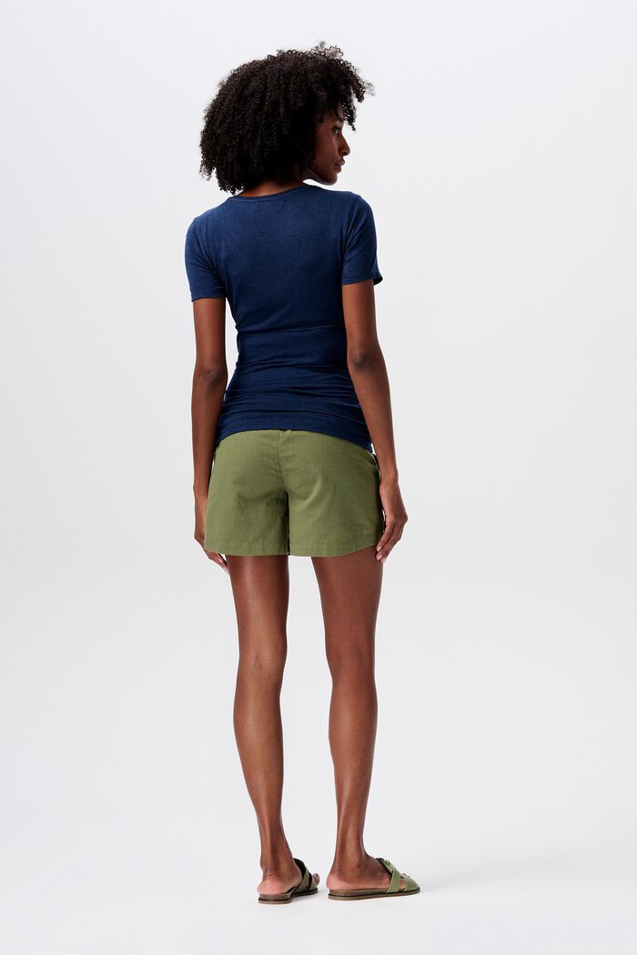 MATERNITY shorts med lav støttelinning, OLIVE GREEN, detail image number 2