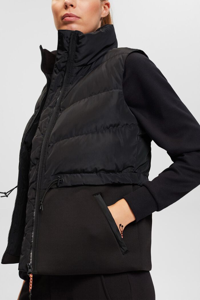 Quiltet vest med 3M™ Thinsulate™-polstring, BLACK, detail image number 2