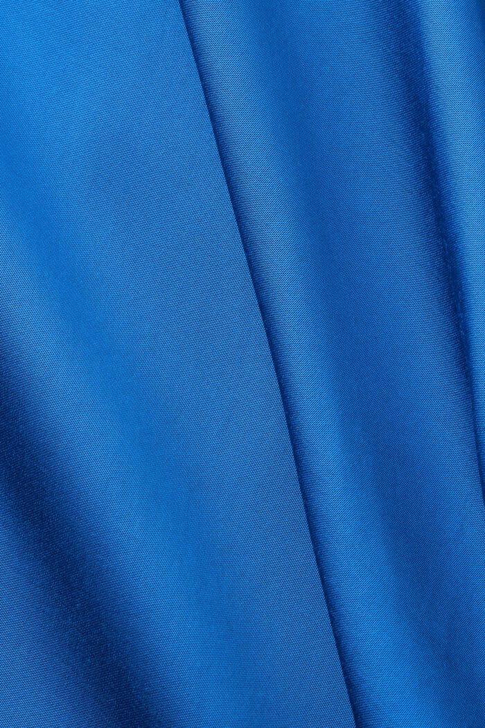 Midinederdel i satin, BRIGHT BLUE, detail image number 4