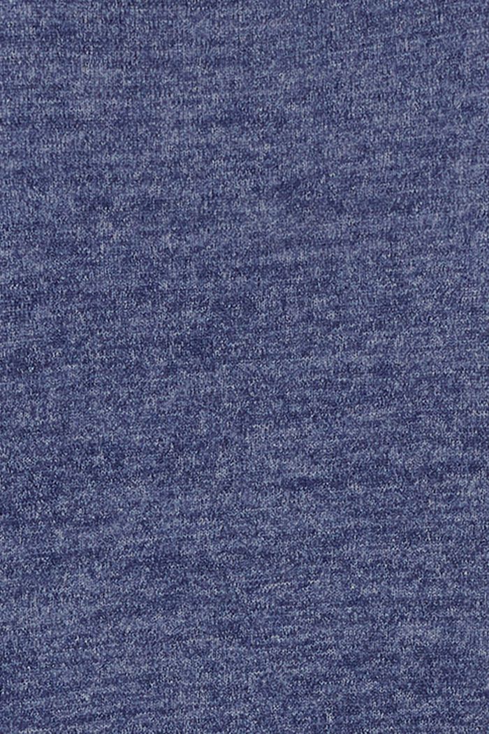 Langærmet top med crossover, DARK BLUE, detail image number 3
