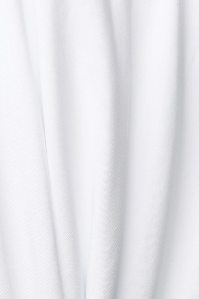 Piqué-poloshirt af bomuld, WHITE, detail image number 6