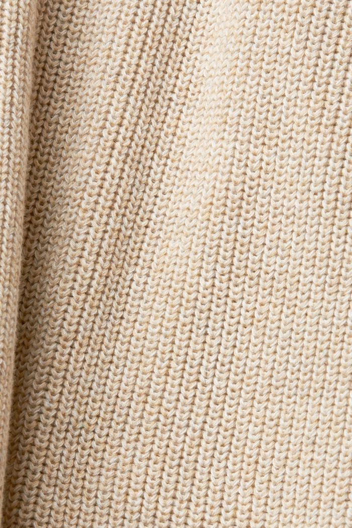 Stribet sweater, BEIGE, detail image number 4