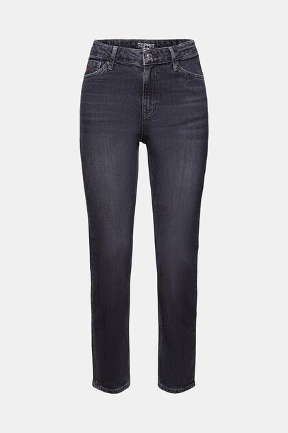 Retro slim-jeans med høj talje