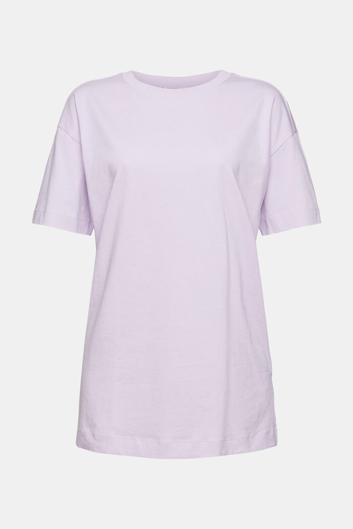 Oversized jersey-T-shirt, LAVENDER, overview