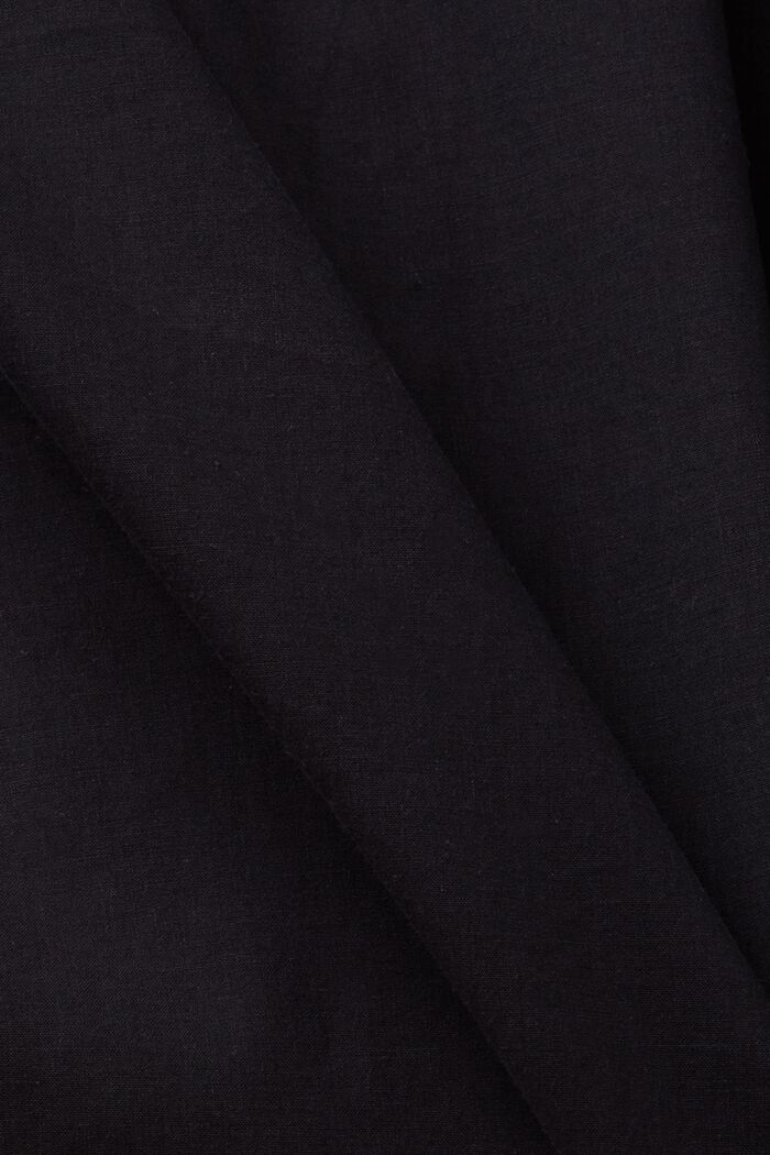 Bluse med åben ryg, TENCEL™, BLACK, detail image number 5