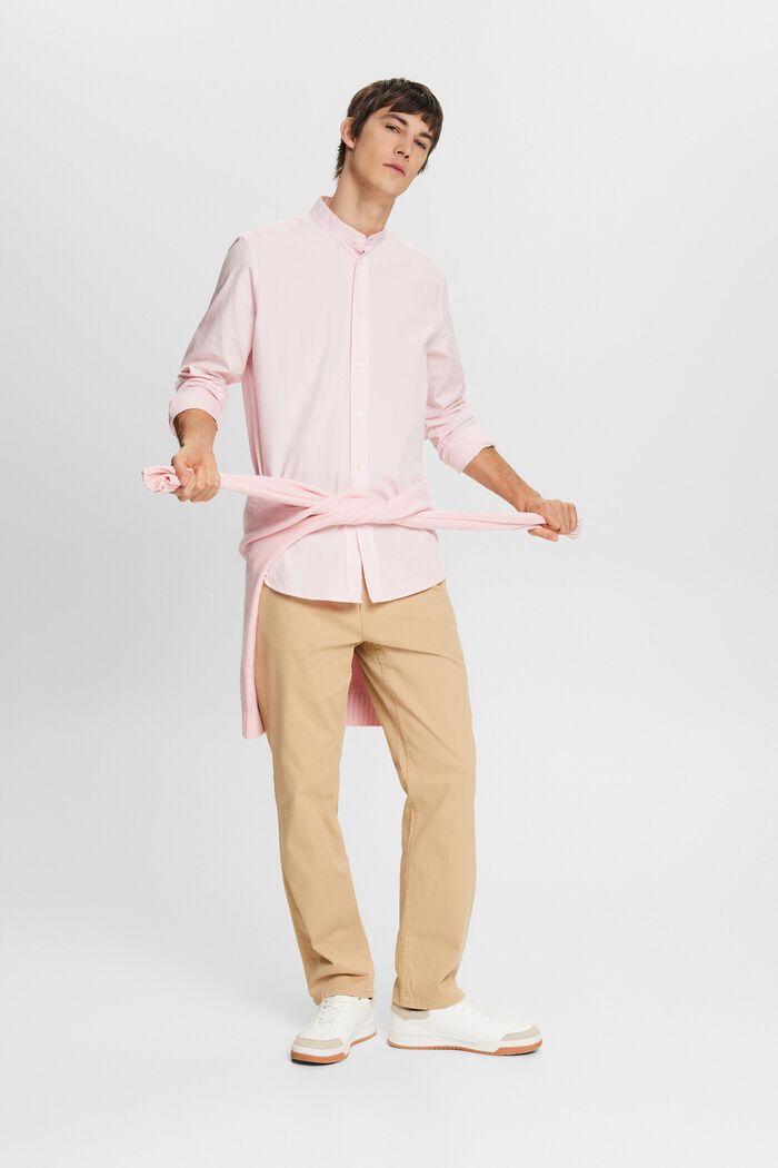 Skjorte med standkrave, PASTEL PINK, detail image number 1