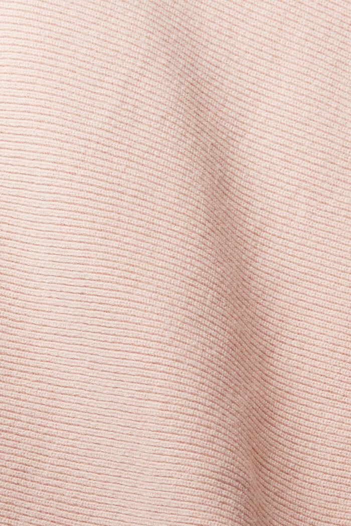Pullover med flagermusvinger og rullekrave, NUDE, detail image number 1