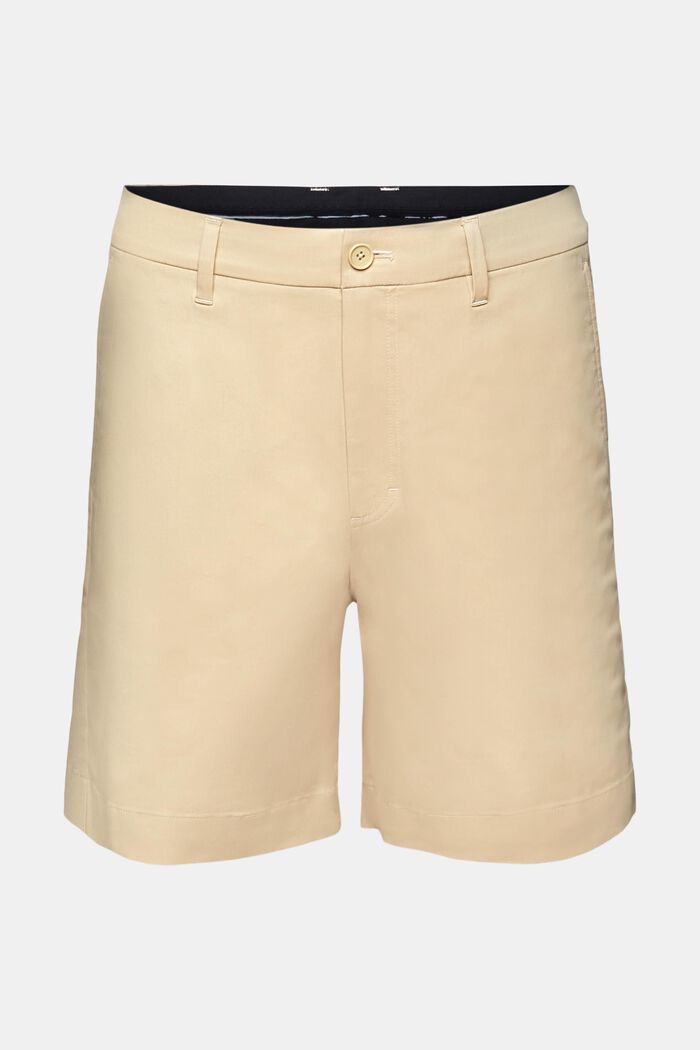 Chino-shorts i stretch-twill, SAND, detail image number 6