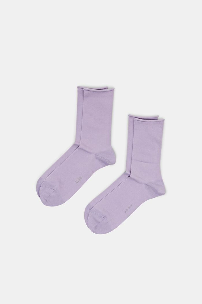 Pakke med 2 par sokker i groft strik, LUPINE, detail image number 0