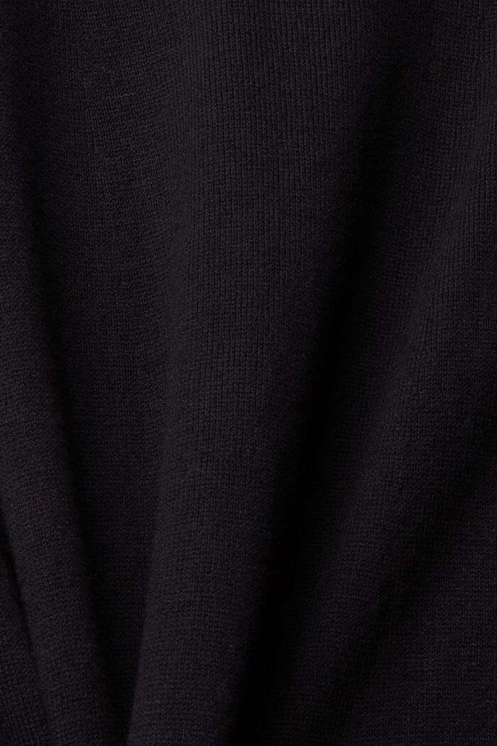 Knælang strikkjole, BLACK, detail image number 5