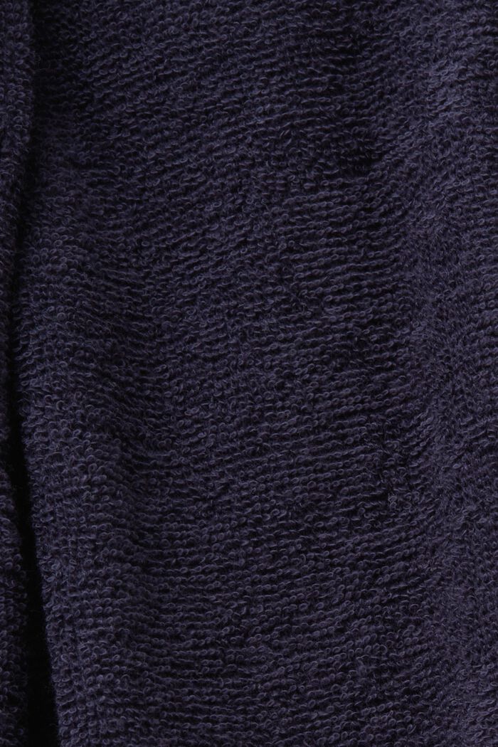 Unisex-badekåbe, 100% bomuld, NAVY BLUE, detail image number 5