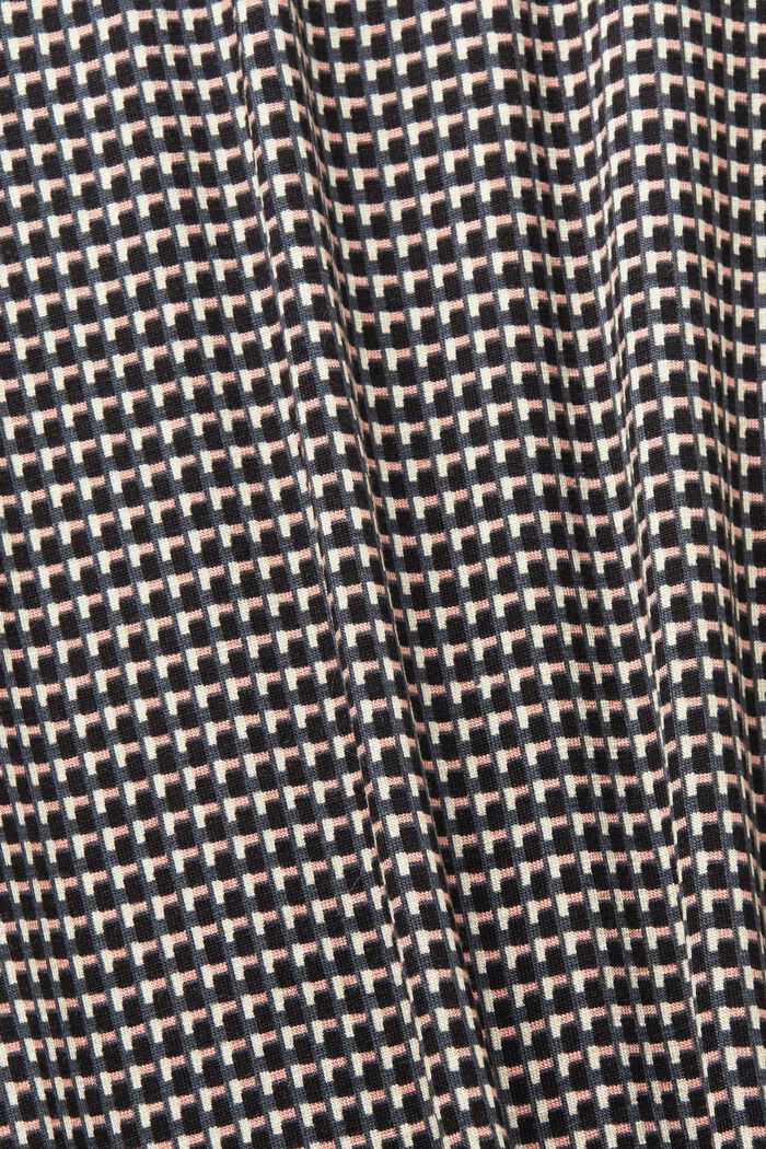 Natkjole med allover-mønster, BLACK, detail image number 4