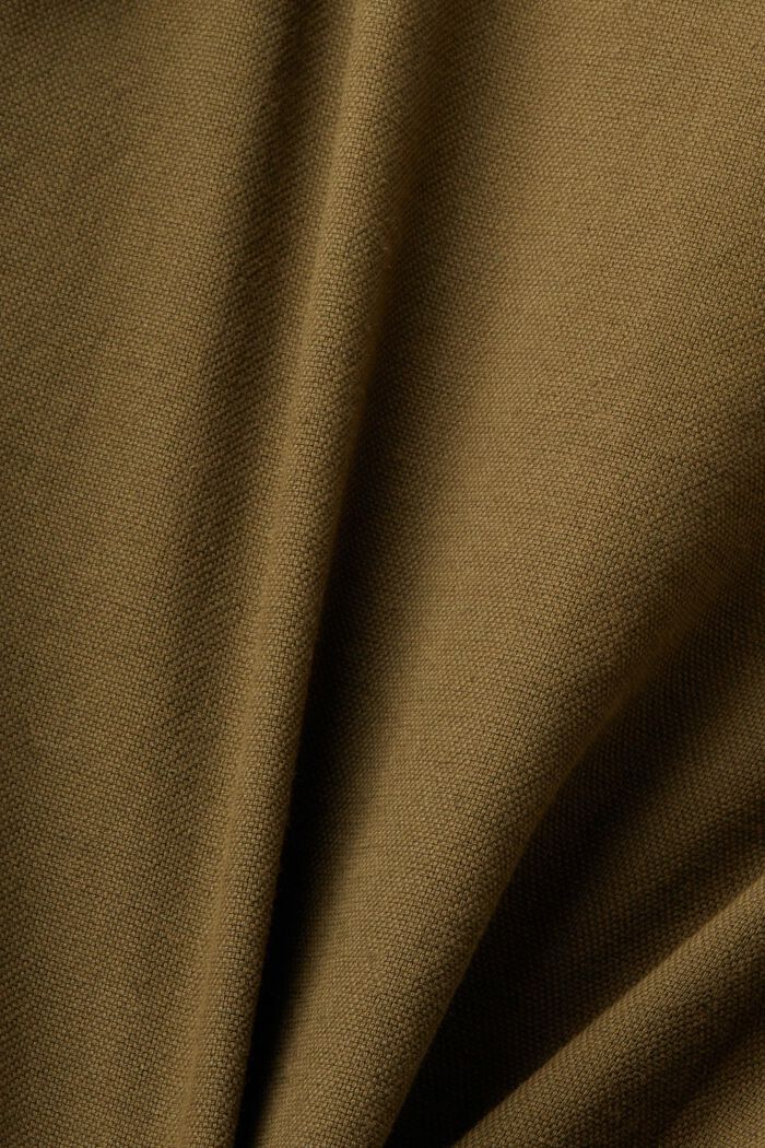 Casual shorts med elastisk talje, KHAKI GREEN, detail image number 6