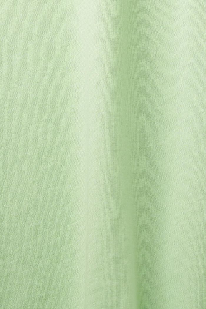 Genanvendte materialer: meleret T-shirt, CITRUS GREEN, detail image number 6