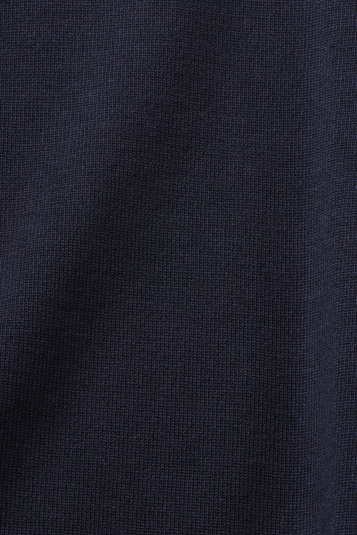 Langærmet sweater med rullekrave, NAVY, detail image number 5