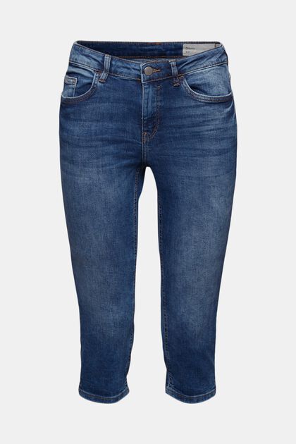 Capri-jeans af økologisk bomuld