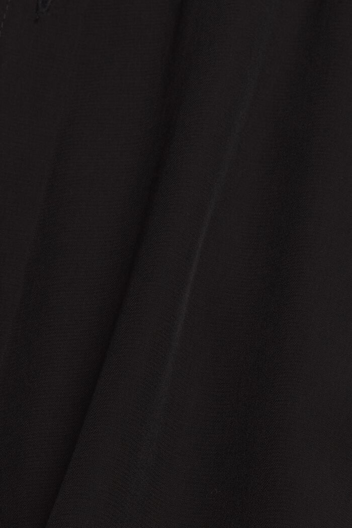 Lang bluse med LENZING™ ECOVERO™, BLACK, detail image number 4