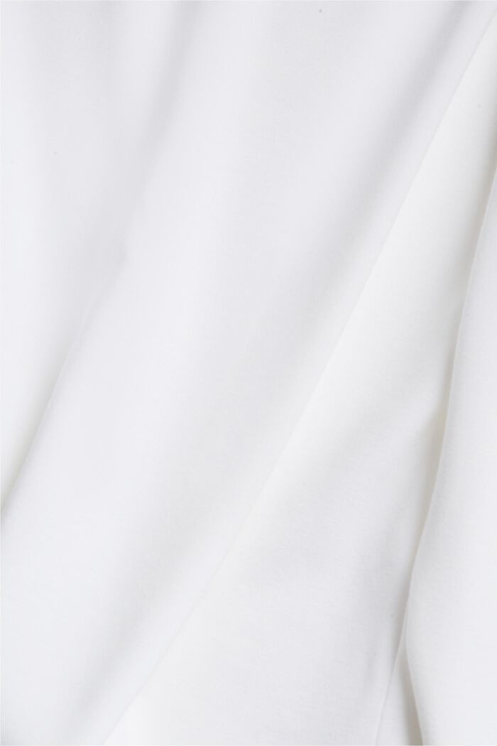 Sweatshirt med metallisk effekt, WHITE, detail image number 4