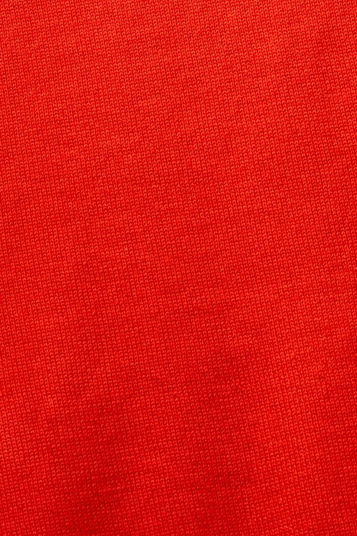 Sweater med bådudskæring, RED, detail image number 4