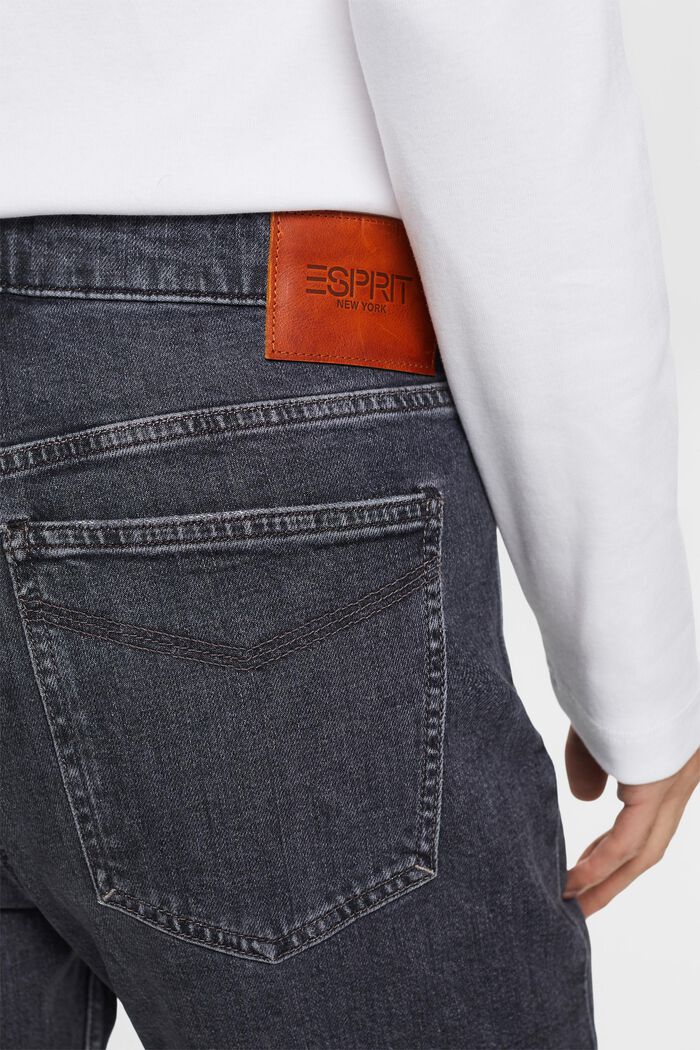 Relaxed retro-jeans med mellemhøj talje, BLACK MEDIUM WASHED, detail image number 4