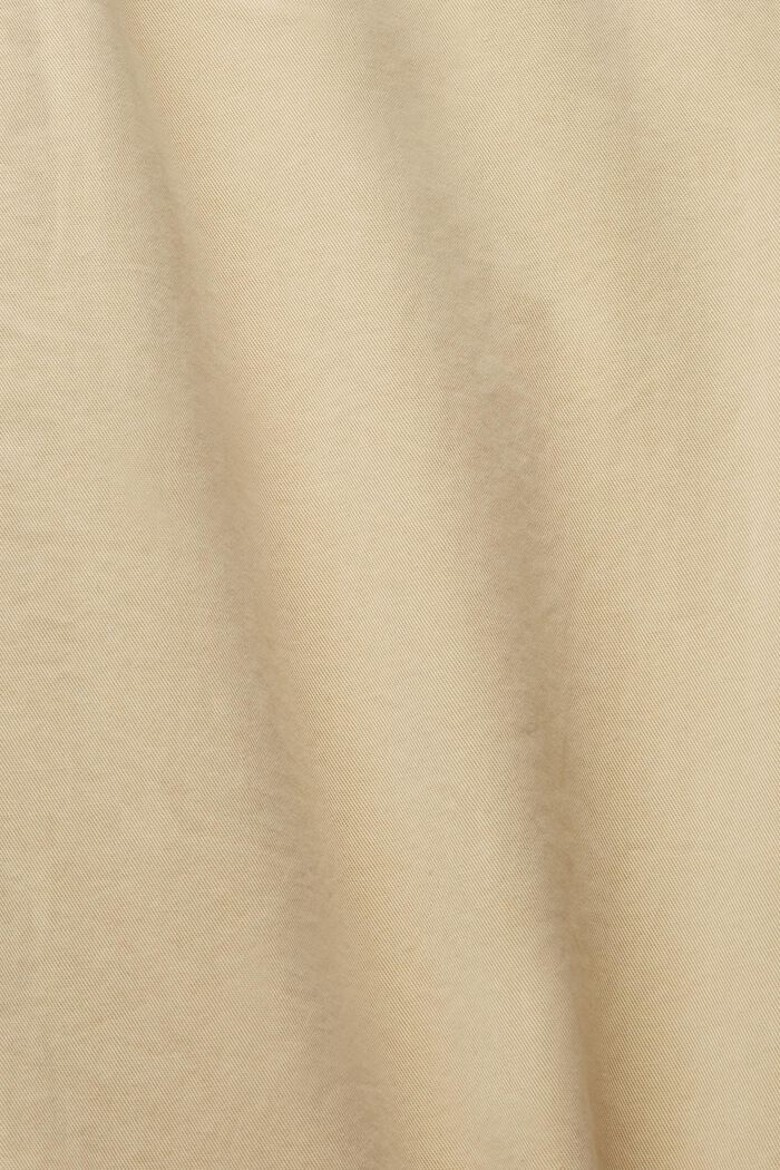 Bukser med indvendig snor i taljen, af pimabomuld, SAND, detail image number 4