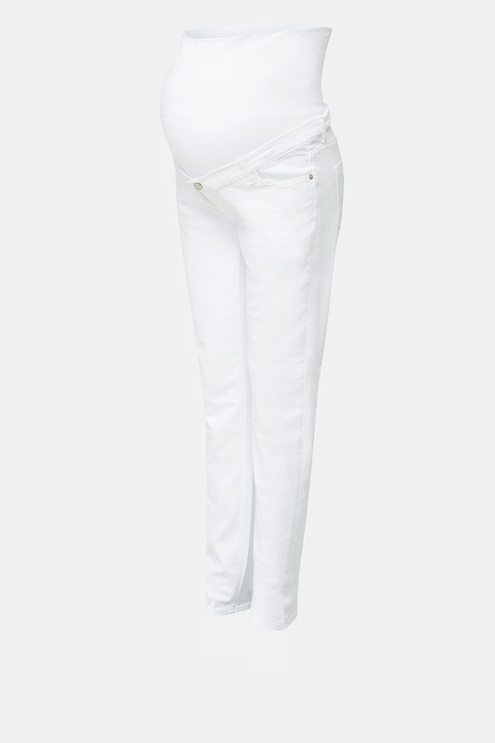 Basis-jeans med høj støttelinning, WHITE, detail image number 0