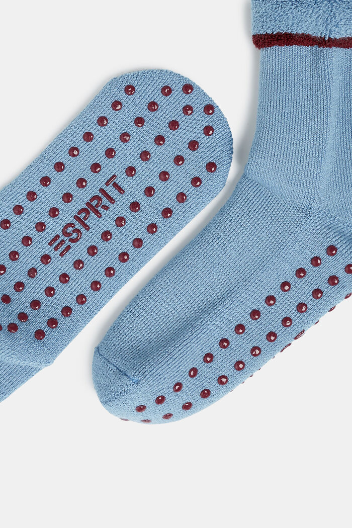 Bløde skridsikre sokker, uldmiks, SUMMERSKY, detail image number 1