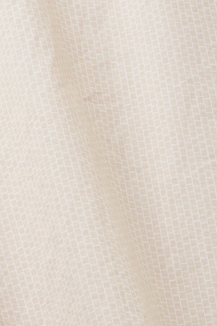Poplinskjorte i bomuld, SAND, detail image number 4