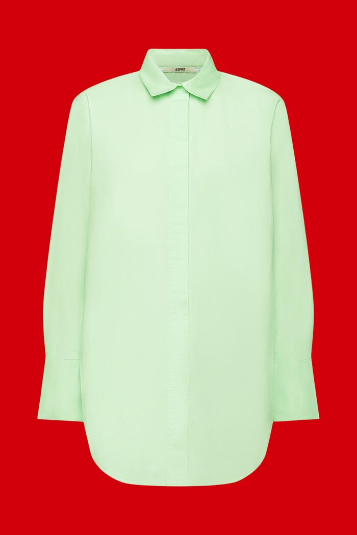 Oversized skjortebluse, CITRUS GREEN, detail image number 6
