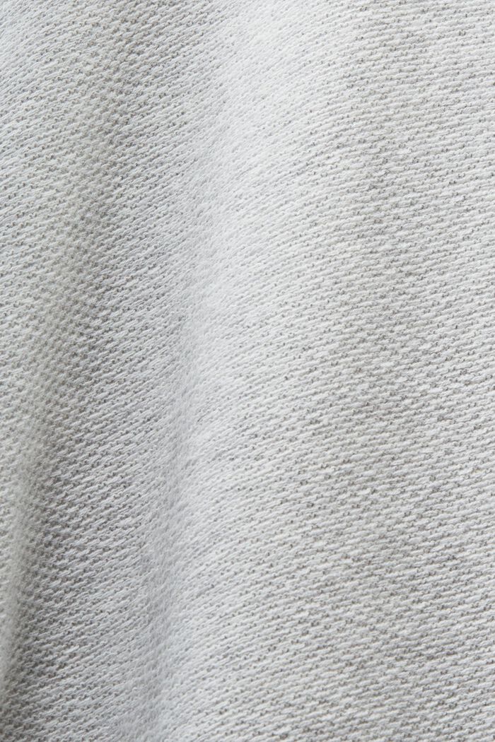 Kortærmet sweater med rund hals, LIGHT GREY, detail image number 4