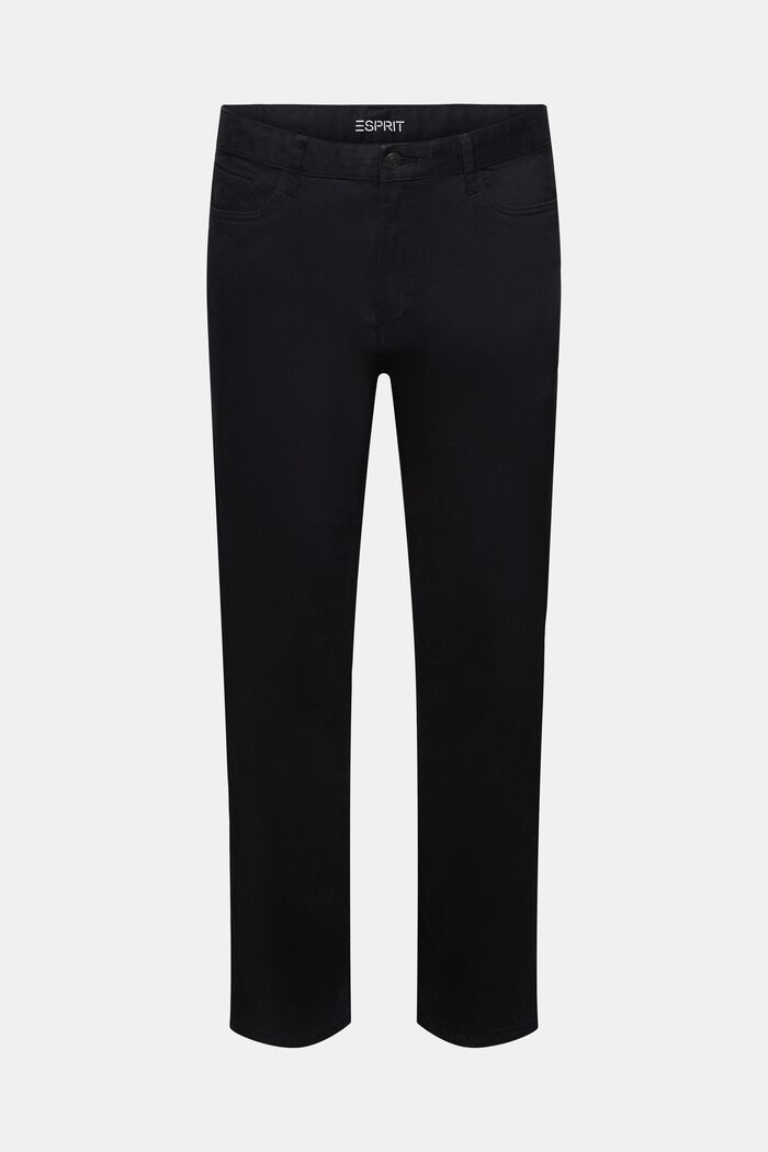 Klassiske lige bukser, BLACK, detail image number 7