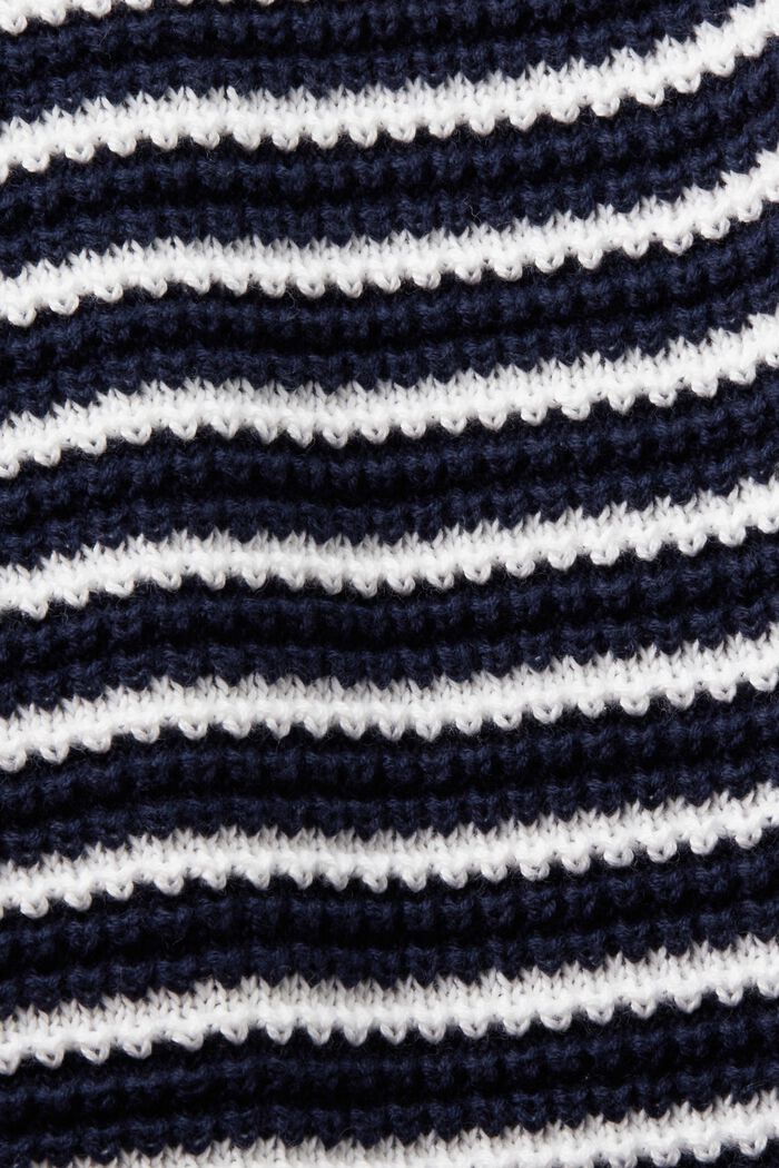 Tekstureret striksweater, OFF WHITE, detail image number 5